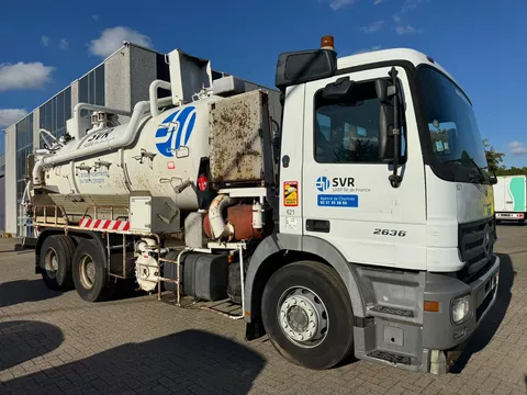 Mercedes-Benz Actros 2636 **6X4-EPS-HYDROCUREUR-VACUUMTRUCK**
